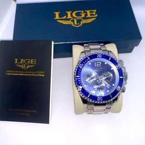 Brand New LIGE Quartz Men Watch